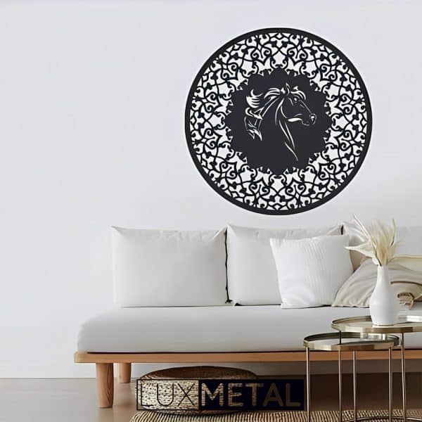 دیوار کوب تذهیبی اسب